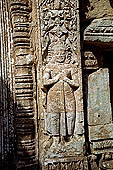 Preah Khan temple - bas-reliefs of threshold guardians.